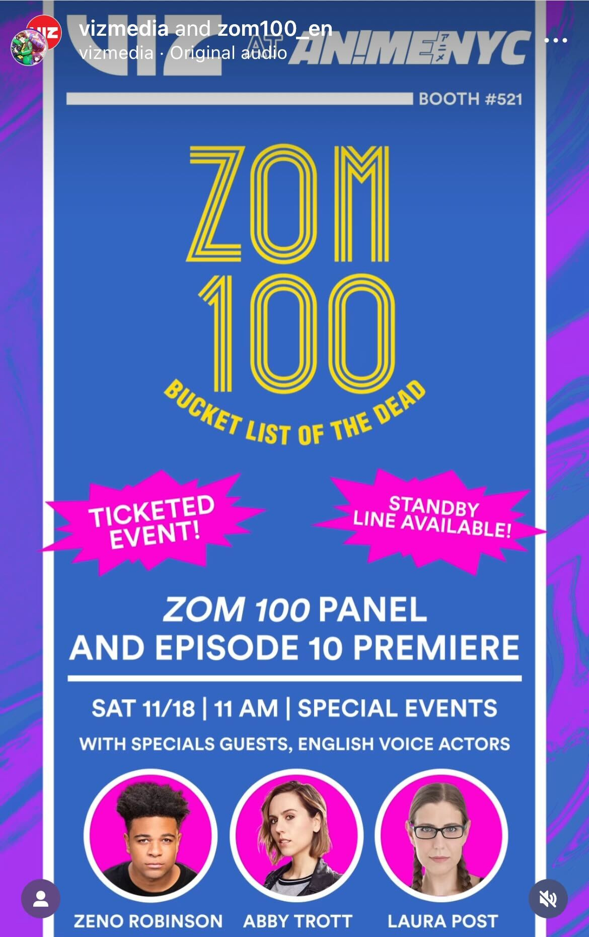 Inside you there are two wolves: The Zom 100: Bucket List of the Dead  Season Grand Finale, and Anime NYC: 2023 🧟 🐺