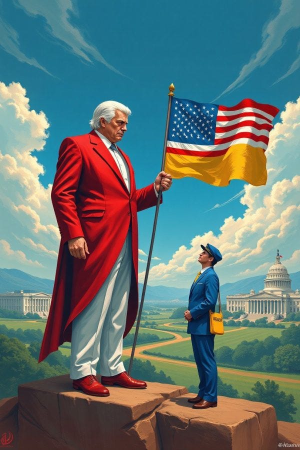 The US is the boss, Ukraine has agency, only as an 'employee'