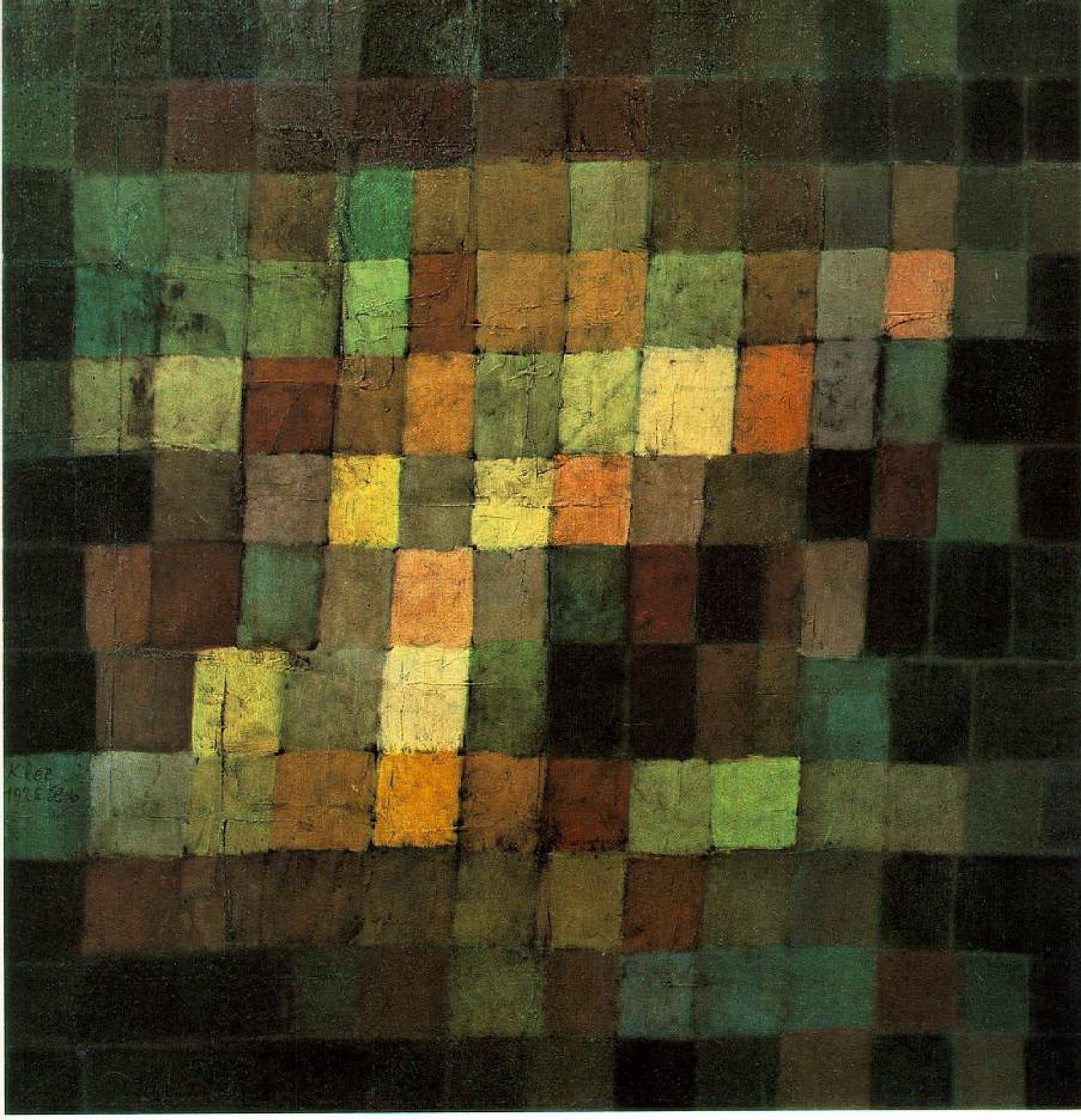 Ancient sound, 1925, 38×38 cm by Paul Klee: History, Analysis & Facts |  Arthive