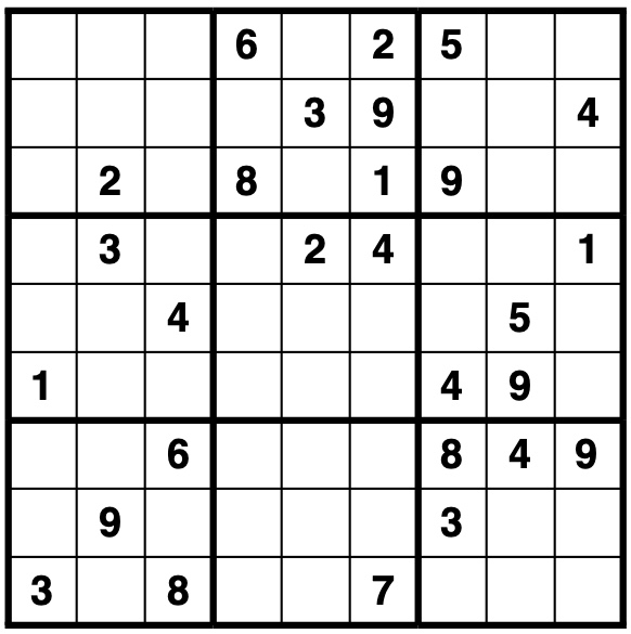 A square sudoku with black squares

Description automatically generated