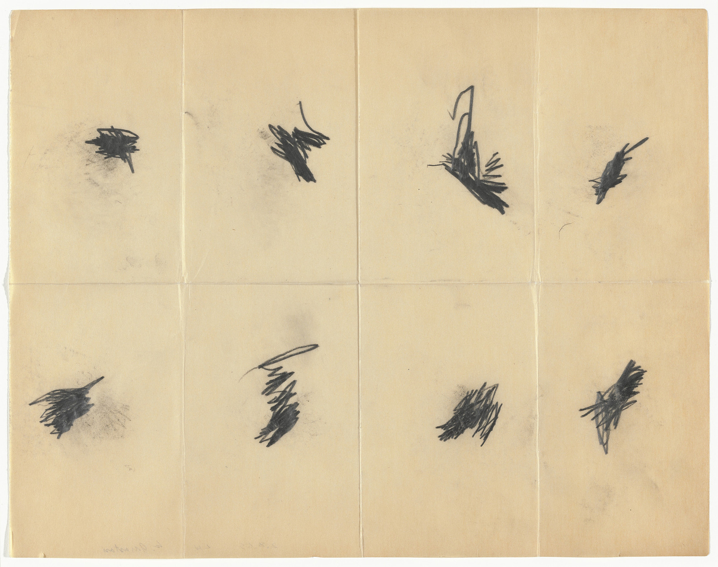 William Anastasi. Untitled (Pocket Drawings). 1969 | MoMA