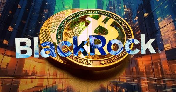 Файлы BlackRock для спотовых биткойн-ETF;  Coinbase станет хранителем BTC