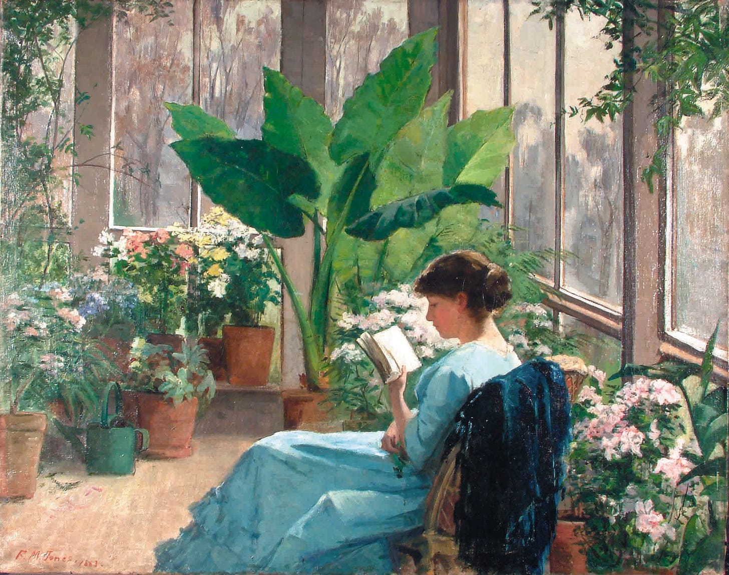 Frances Jones (Bannerman), In the Conservatory