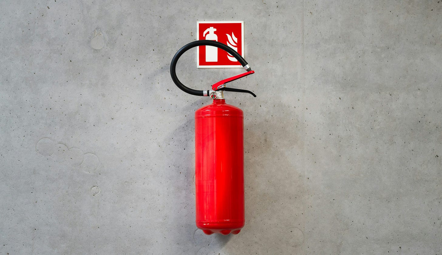 fire extinguisher for a van by vanlife ruminations