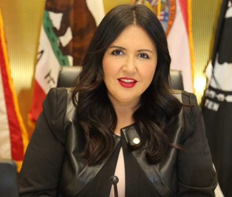 San Diego County Supervisor and Chairwoman Nora Vargas responded to criticisms and questions regarding the county’s search for a permanent chief administrative officer. Courtesy photo