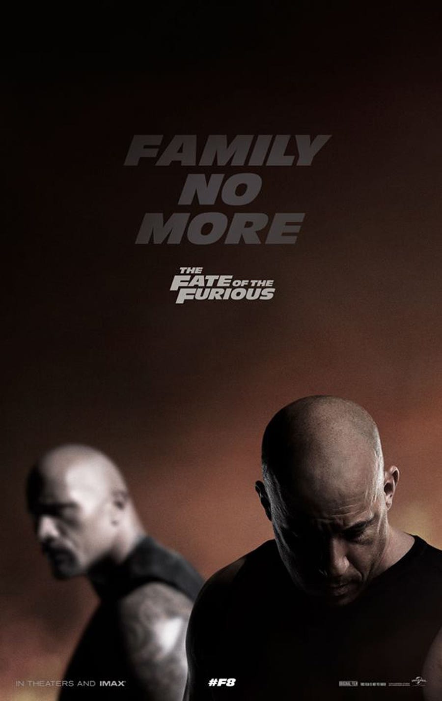 The Fate of the Furious Poster Teases 'Family No More'