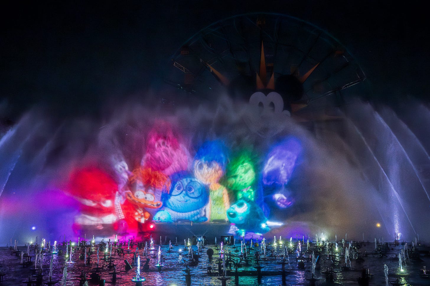 World of Color Happiness Inside Out Disneyland 70
