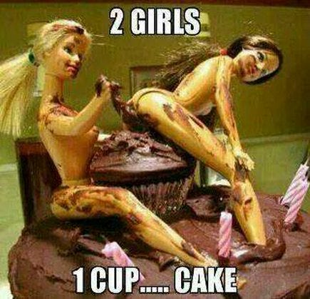 Two girls one cup Memes and Images - Imgur