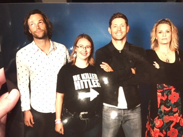 carol hansson with jensen ackles hitler killer mttg