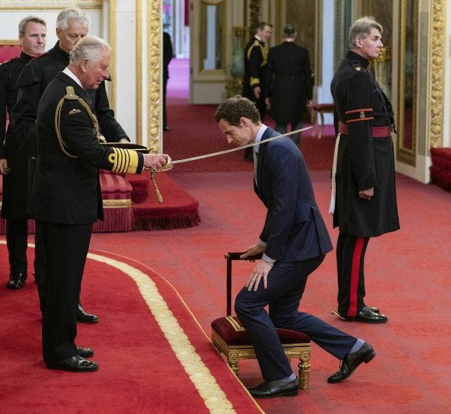 andy murray gets knights from prince charles