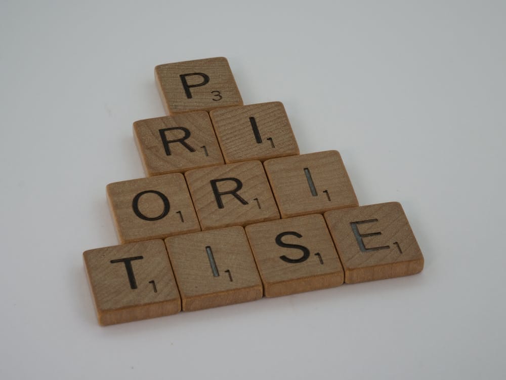 Free Close-Up Shot of Scrabble Tiles  Stock Photo
