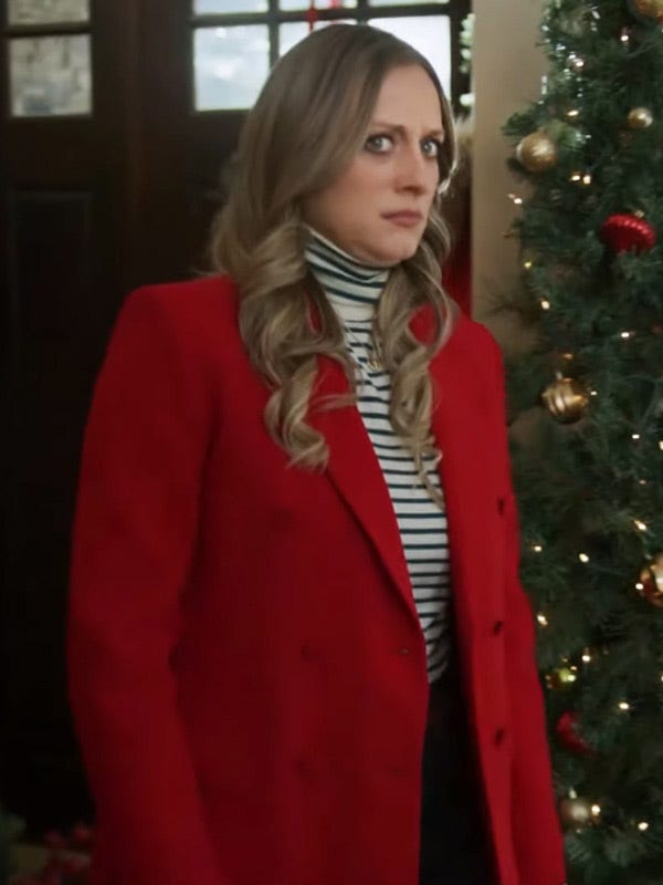 Marlie Collins Just Like A Christmas Movie Red Coat