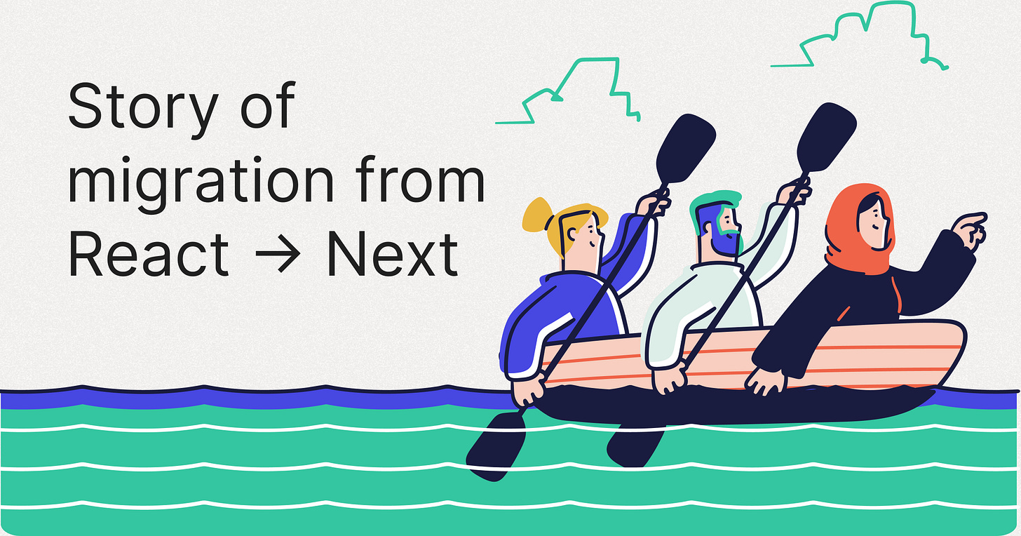 Everything about our migration from ReactJS to NextJS
