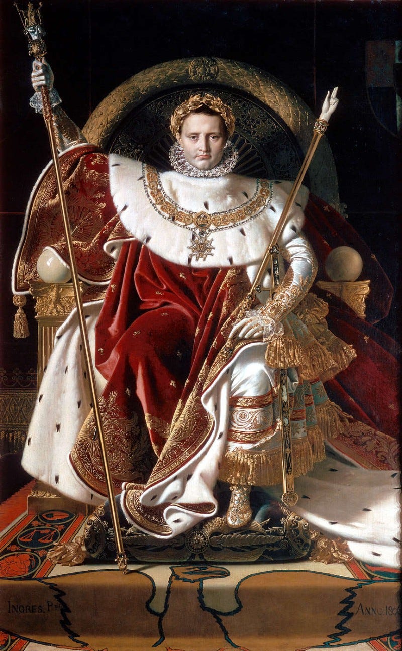 Napoleon I on his Imperial Throne - napoleon.org