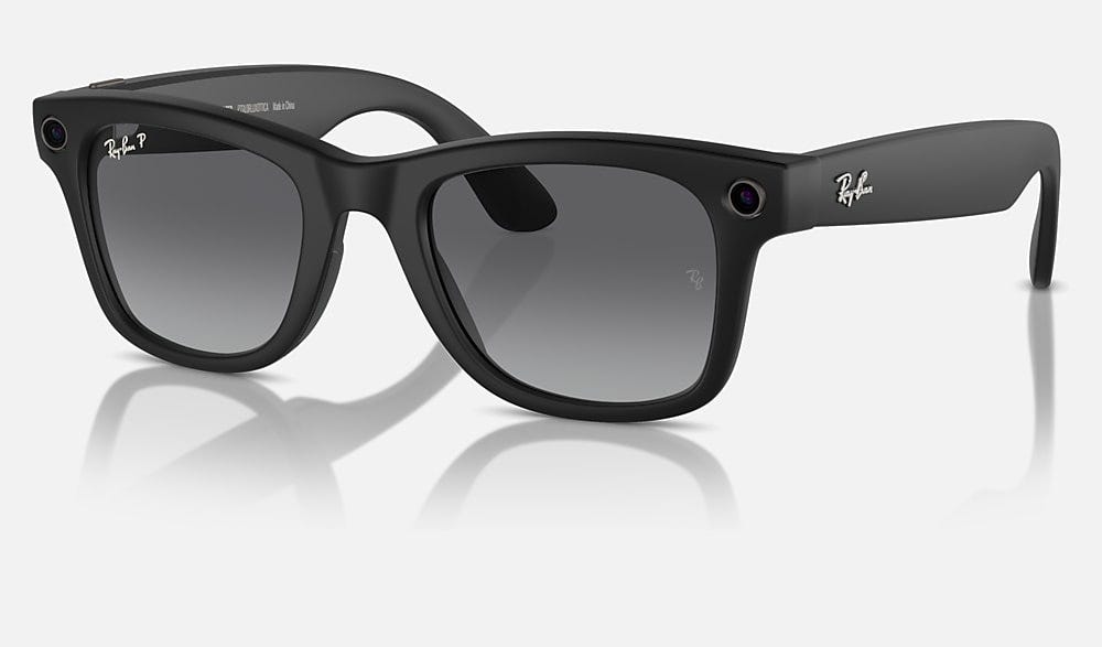 Les lunettes de soleil RAY-BAN | META WAYFARER en Noir et Graphite - |  Ray-Ban® FR