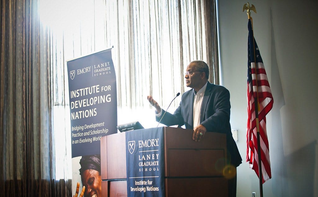 Professor Abdullahi Ahmed An-Na'im speaking at Emory. | Flickr