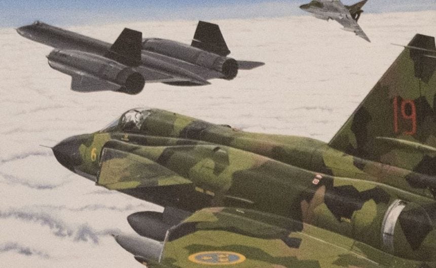 Swedish Viggen pilot tells the story of when he was scrambled to help an SR-71 Mach 3 spy plane that suffered a catastrophic engine failure over the Baltic