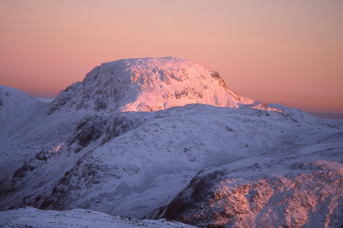 Great Gable, after sunset