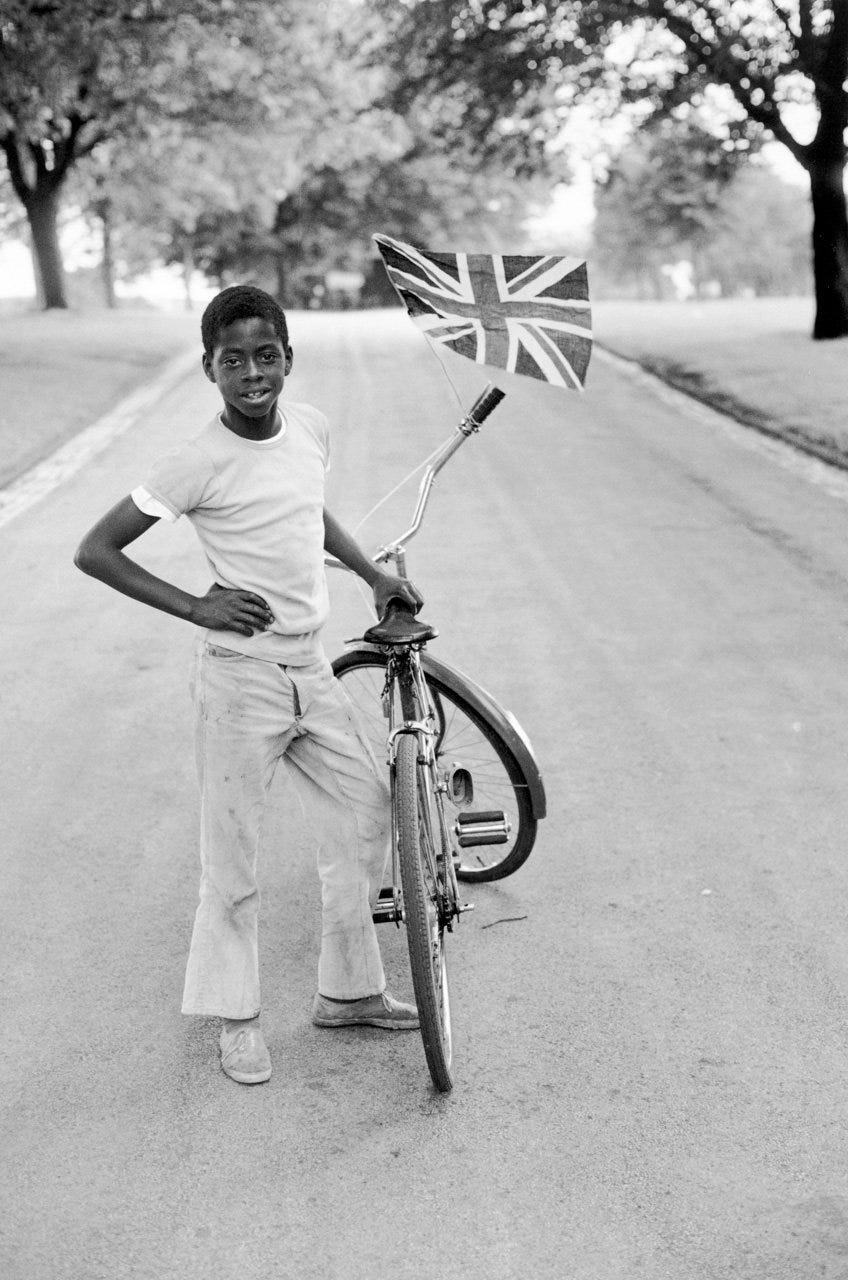 The Boy with the Flag. © Vanley Burke