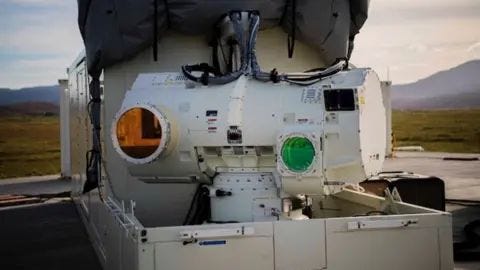Ministry of Defence The DragonFire laser weapon system