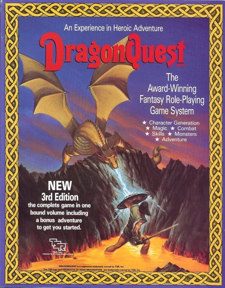 DragonQuest Role Playing Game (3rd edition): TSR Hobbies: 9789991703121:  Amazon.com: Books