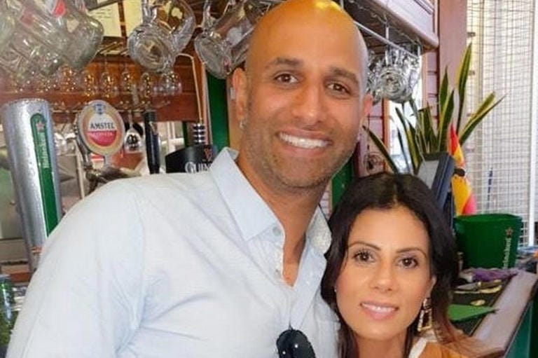 Raj Johal, right, tragically passed away after battling a rare form of ovarian cancer for 18 months