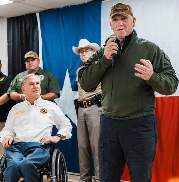 Greg Abbott & Tom Homan