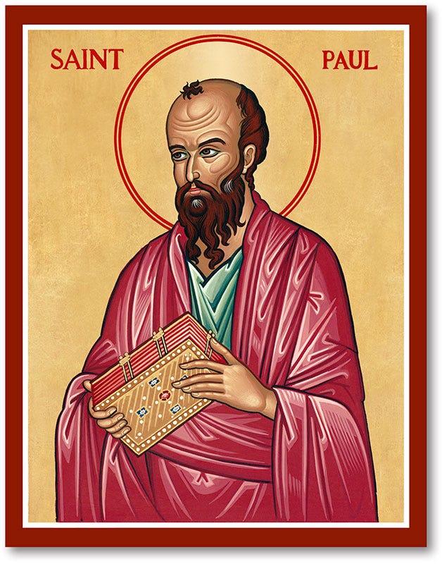 Men Saint Icons: St. Paul Icon | Monastery Icons