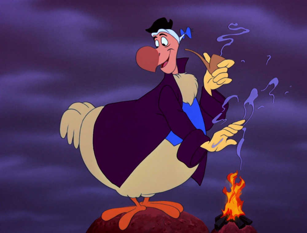 el personaje de dodo de la versión de Disney de Alicia en el país de las maravillas