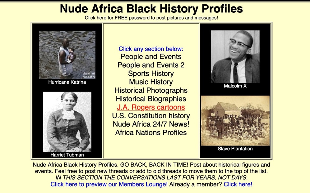 A screenshot of a black history profile

Description automatically generated