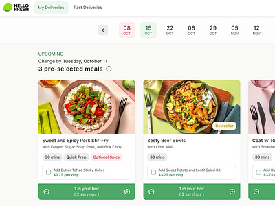 Hellofresh designs, themes, templates and downloadable graphic elements on  Dribbble