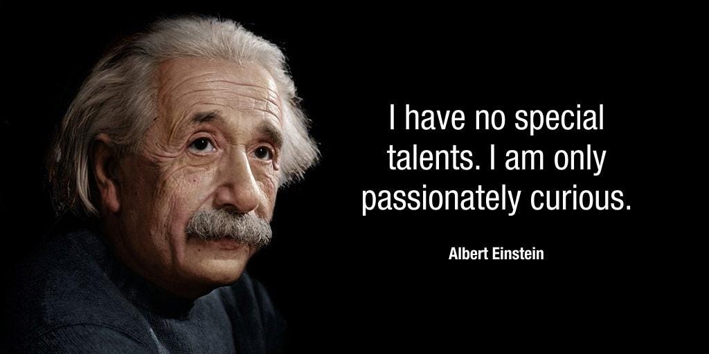 Wonder of Science on X: ""I have no special talents. I am only passionately  curious." -Albert Einstein #science #quote https://t.co/etRneRlSkD" / X