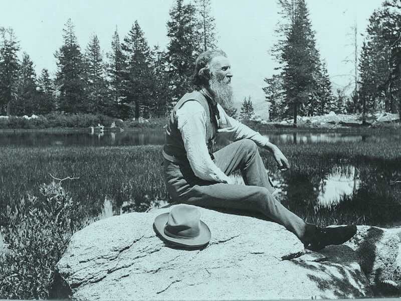 John Muir photograph, Library of Congress, 1902