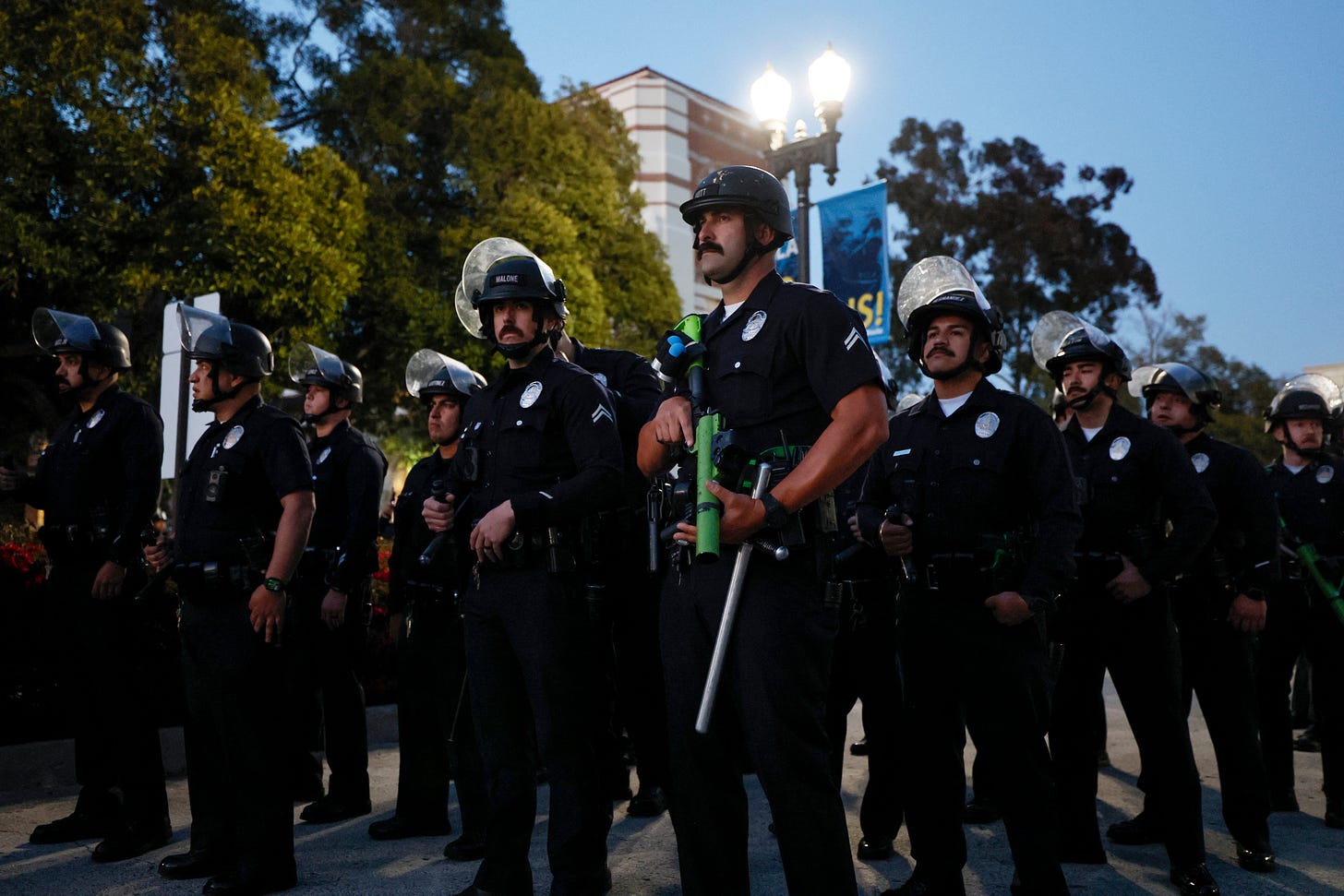 College protests live updates: Riot police at UCLA campus; 300  pro-Palestine protesters arrested in Columbia | The Independent