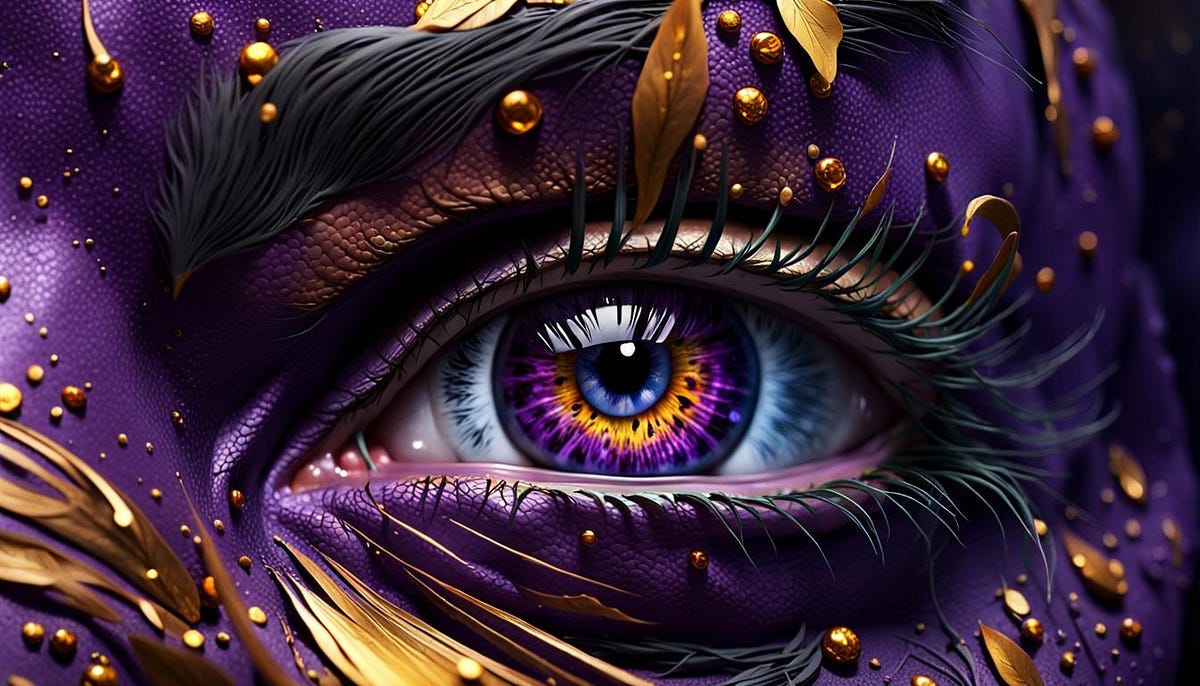 Eye, artist impression