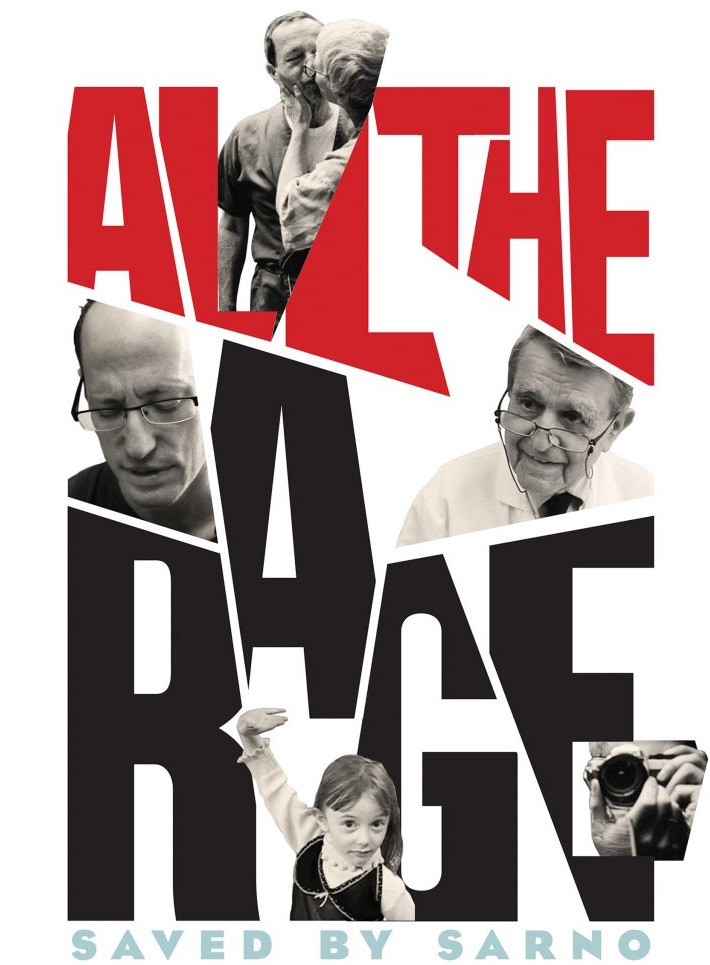 Poster advertising the documentary film "Saved By Sarno: All the Rage."