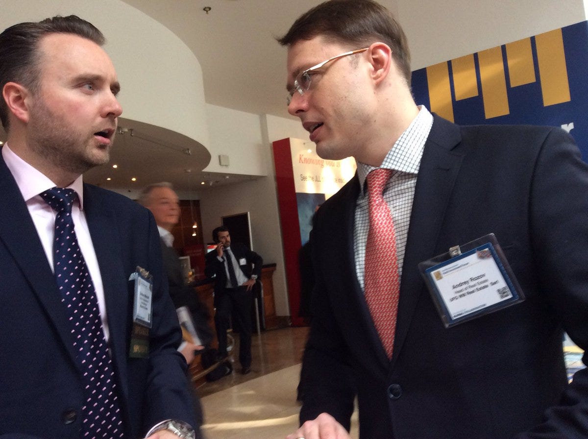 تويتر \ McAleer & Rushe على تويتر: "Graham talking to Andrey Rozov head of real  estate UFG WM Russian investment partners. #IHIF2016 #Berlin  https://t.co/Kha3mf0WEk"