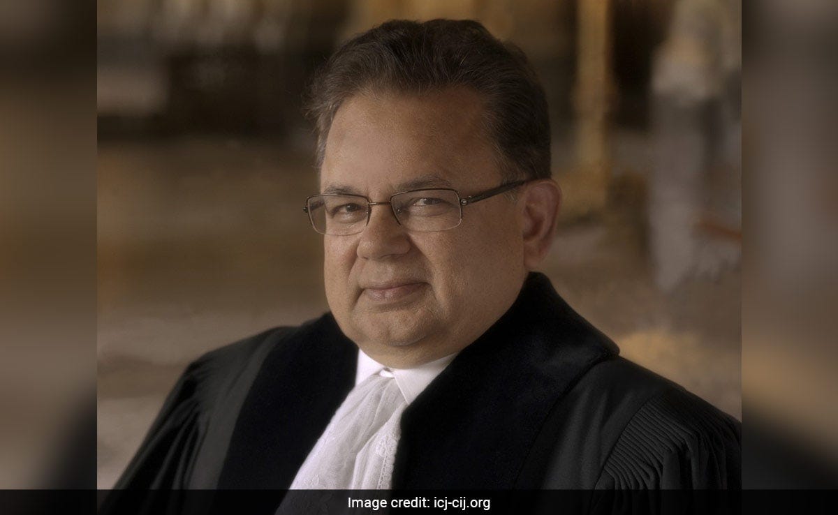 Indian Judge Supports World Court's Decision Against Israel: A Bold Move