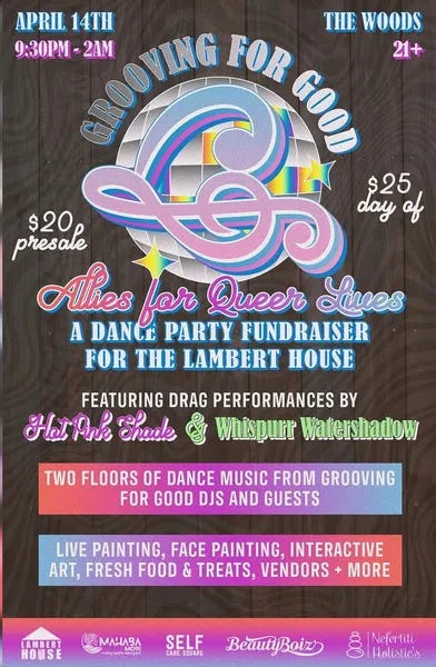 Allies for Queer Lives - A Dance Party Fundraiser | Groovin For Good