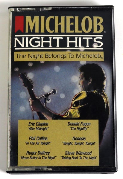 Michelob - Night Hits (The Night Belongs To Michelob) – Cassette  (Compilation), 1988 [r8997974] | Discogs