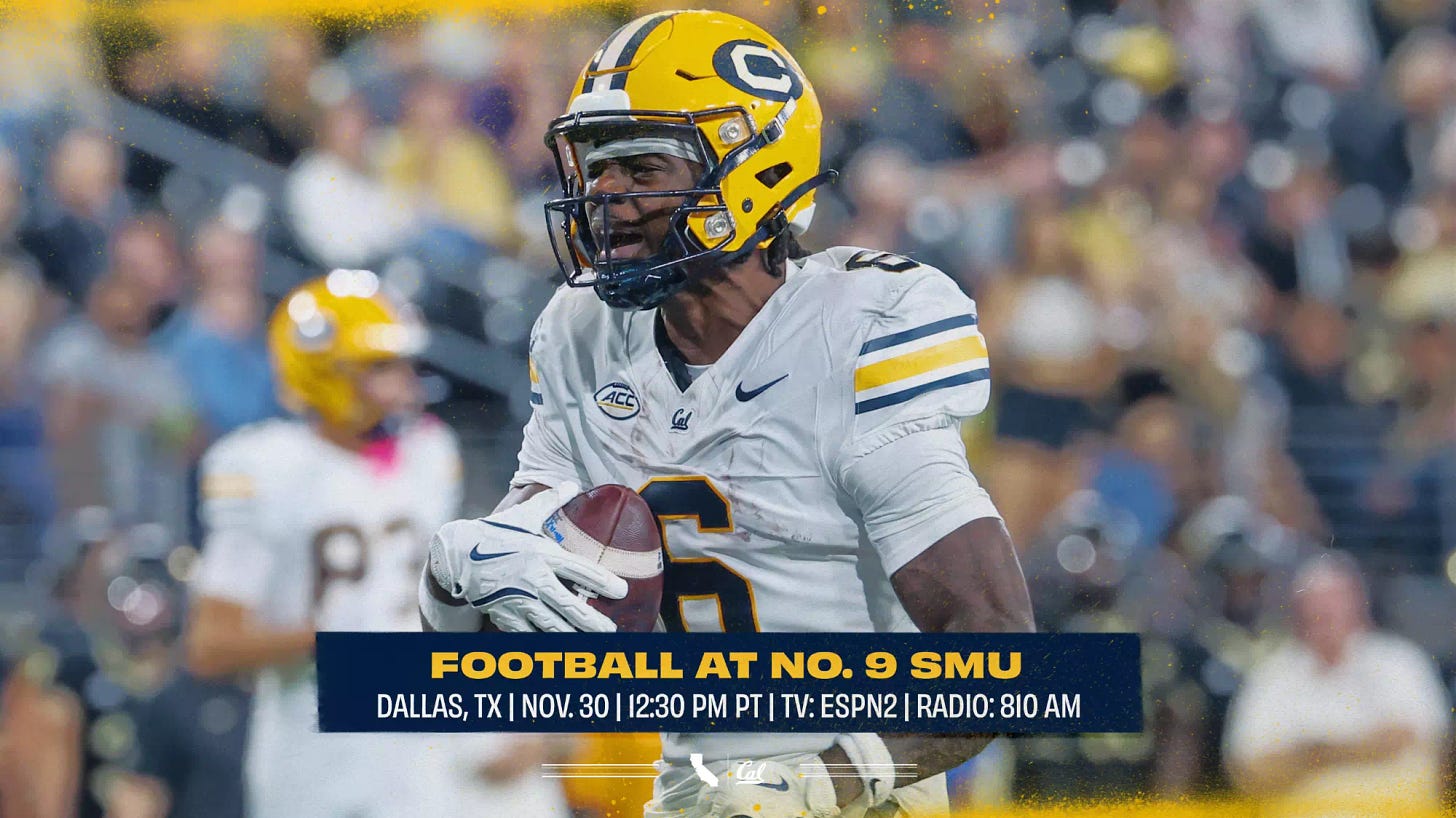 Cal Closes Regular Season At No. 9 SMU