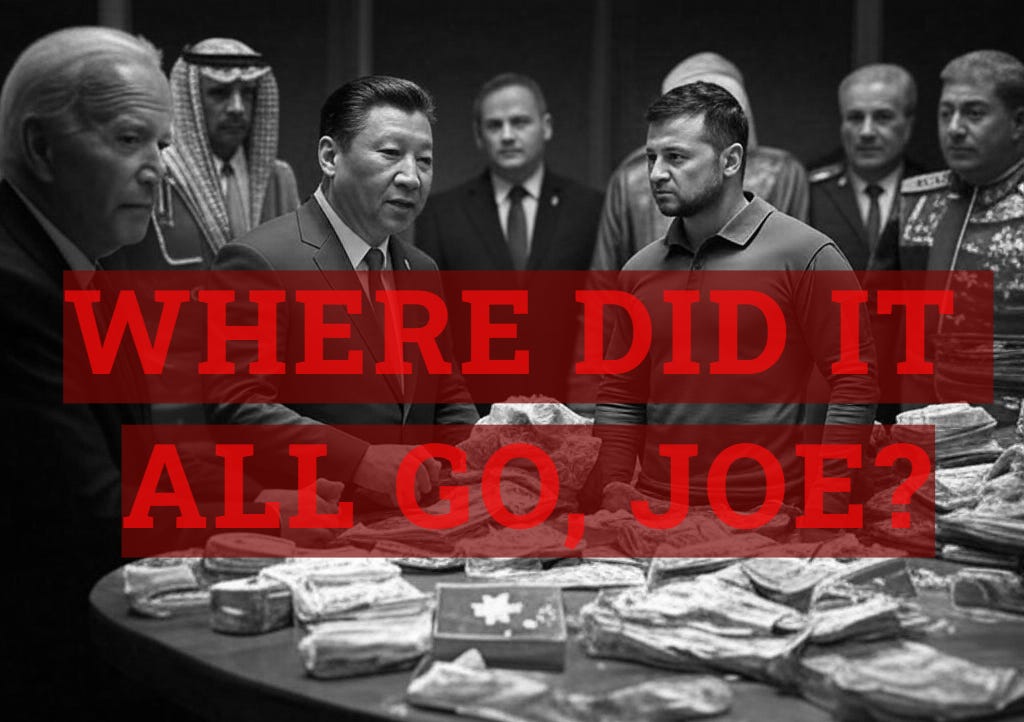 Where did it all go, Joe?