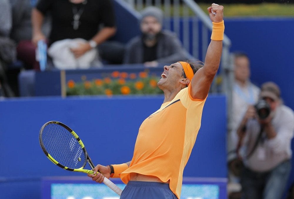 Rafi King of Clay Rafael Nadal conquers Kei Nishikori for ATP Barcelona title 2016 images