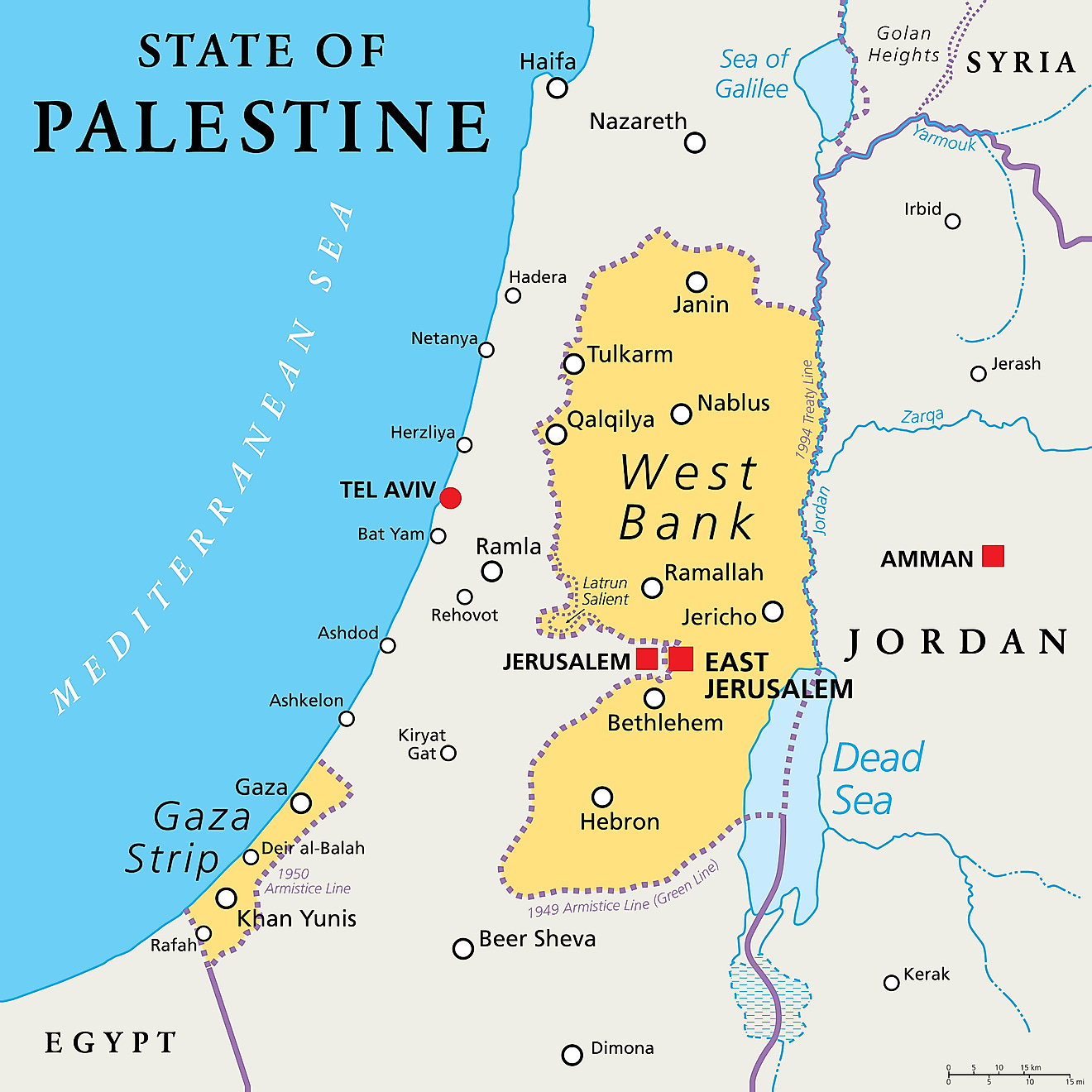 Palestine Maps & Facts - World Atlas