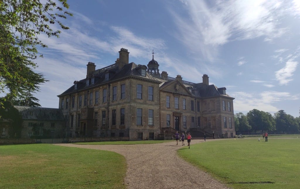 A grand mansion house