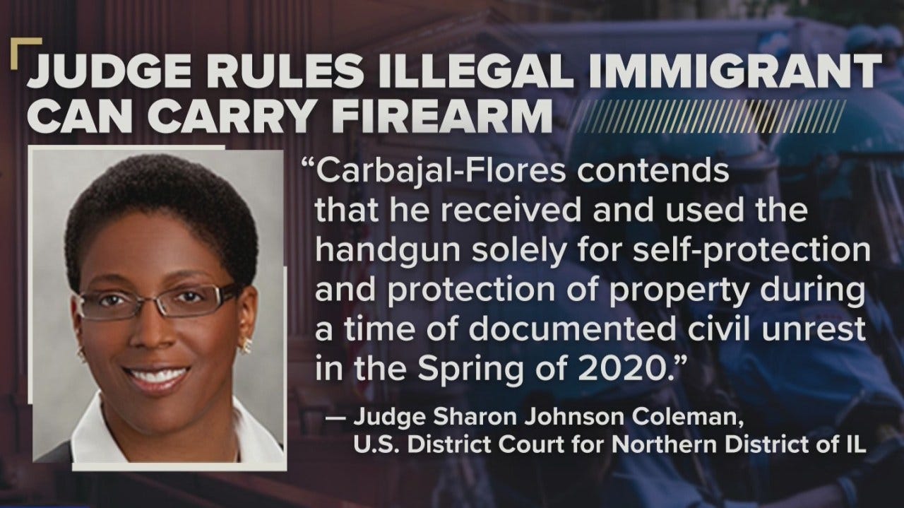 Illinois judge rules illegal migrants can carry guns