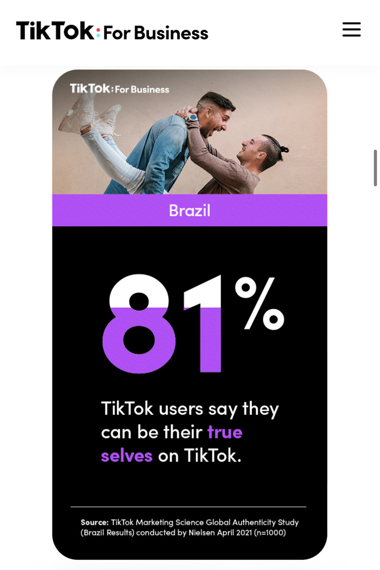 Usuarios sostienen que pueden ser ellos mismo en #TikTok 