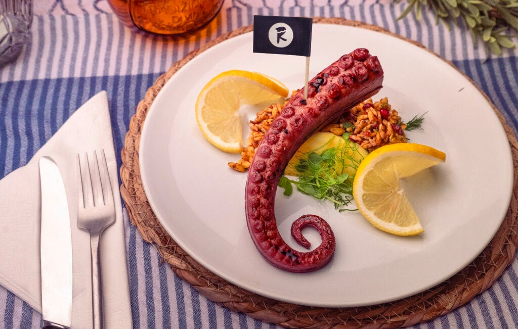 vegan octopus