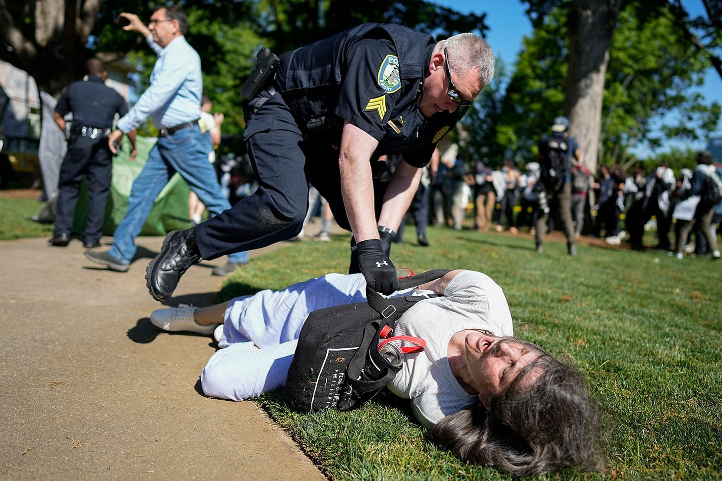 Pro-Palestine Campus Protests Meet Violent American Cops