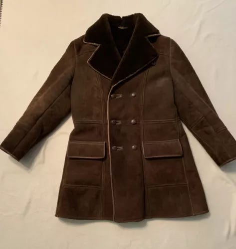 RARE Vintage KNIGHT TAILORS 1960/1970’s Overcoat Made In New Zealand Size 40 - Picture 1 of 11